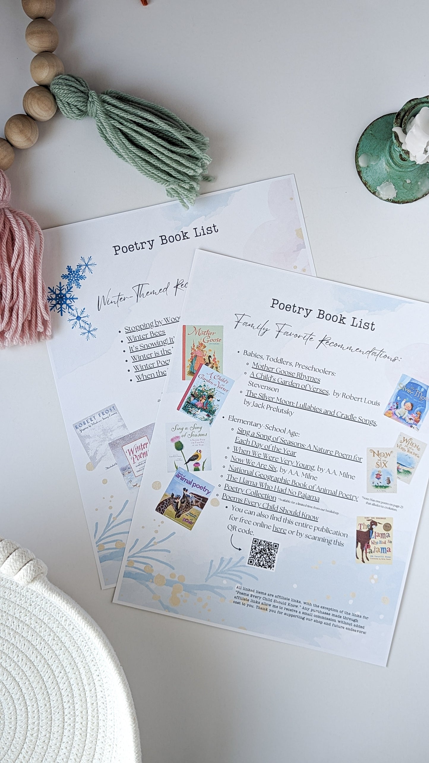 Poetry at the Table: Getting Started Guide [Winter Edition]