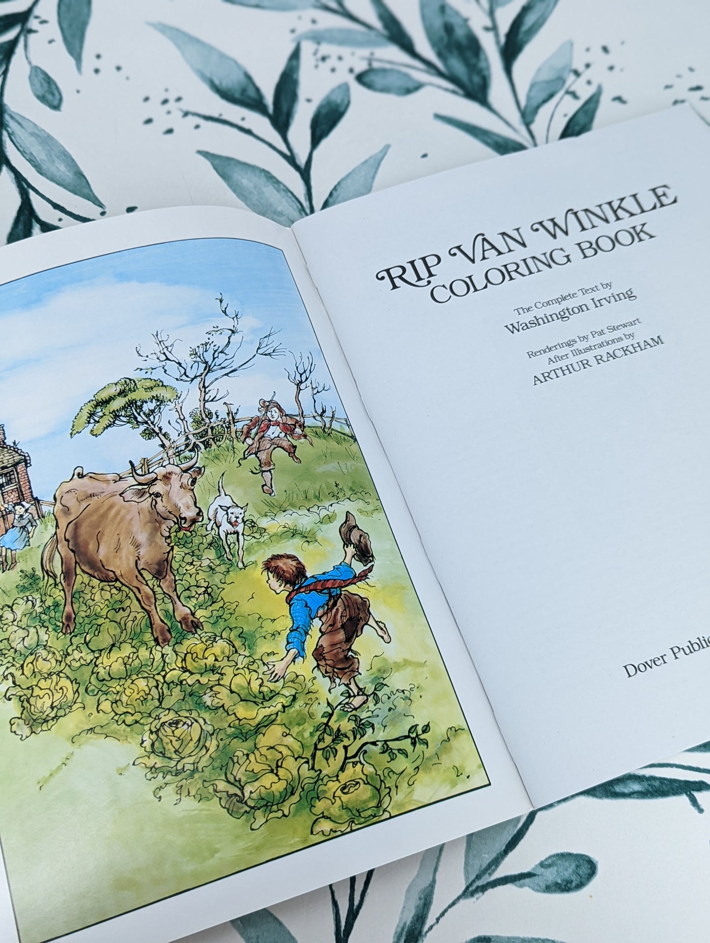 Rip Van Winkle Coloring Book (Dover Coloring Book)